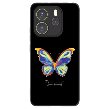 Picasee silikonový černý obal pro Xiaomi Redmi Note 14 4G - Diamanty Black