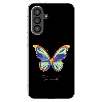 Picasee silikonový průhledný obal pro Samsung Galaxy A56 5G A566B - Diamanty Black