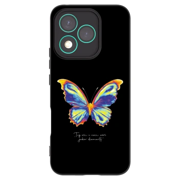 Picasee silikonový černý obal pro Honor 400 Lite 5G - Diamanty Black