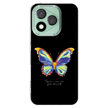 Picasee silikonový průhledný obal pro Honor 400 Lite 5G - Diamanty Black