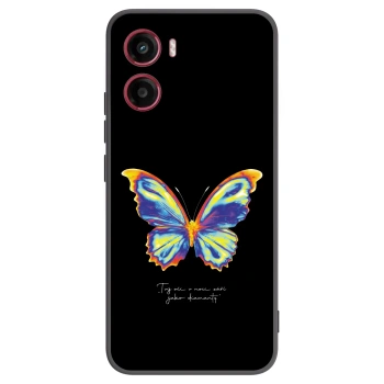 Picasee silikonový černý obal pro Motorola Moto G05 - Diamanty Black