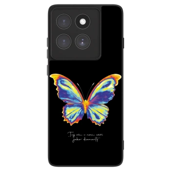 Obal pro Motorola Edge 60 Pro - Diamanty Black