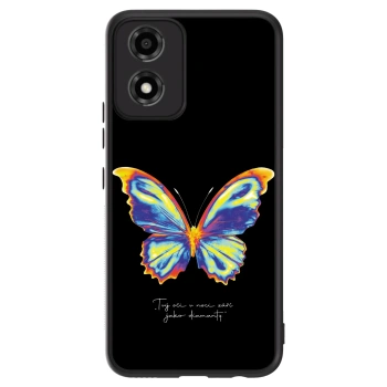 Obal pro Motorola Moto E14 - Diamanty Black