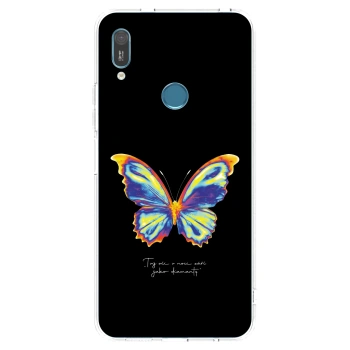 Picasee silikonový průhledný obal pro Huawei Y6 2019 - Diamanty Black