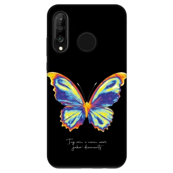 Obal pro Huawei P30 Lite - Diamanty Black