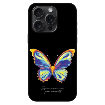 Obal pro Apple iPhone 15 Pro - Diamanty Black