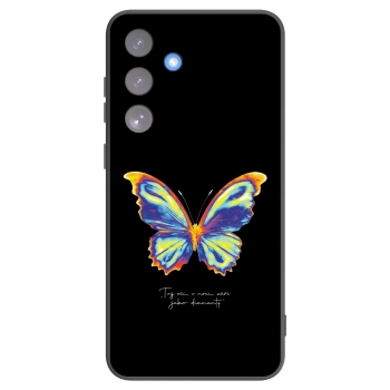 Picasee silikonový černý obal pro Samsung Galaxy S25 FE 5G - Diamanty Black