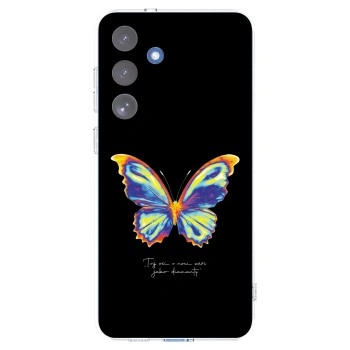 Picasee silikonový průhledný obal pro Samsung Galaxy S25 FE 5G - Diamanty Black