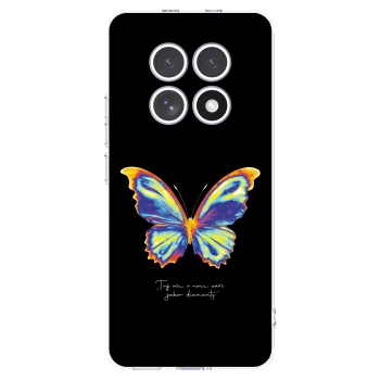Picasee silikonový průhledný obal pro Xiaomi Redmi Note 15 - Diamanty Black