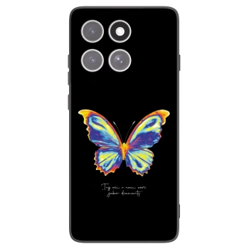 Picasee silikonový černý obal pro Motorola Edge 60 Fusion - Diamanty Black