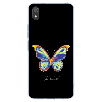 Picasee silikonový průhledný obal pro Xiaomi Redmi 7A - Diamanty Black