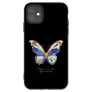 Picasee silikonový černý obal pro Apple iPhone 11 - Diamanty Black
