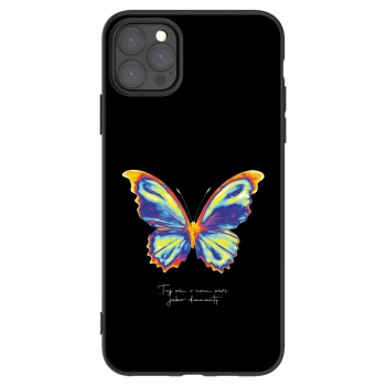 Picasee silikonový černý obal pro Apple iPhone 11 Pro Max - Diamanty Black