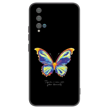 Picasee silikonový černý obal pro Huawei Nova 5T - Diamanty Black