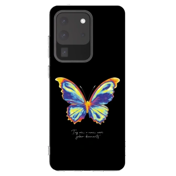 Picasee silikonový průhledný obal pro Samsung Galaxy S20 Ultra 5G G988F - Diamanty Black