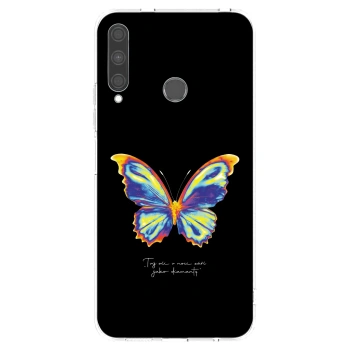 Picasee silikonový průhledný obal pro Huawei P40 Lite E - Diamanty Black