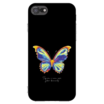 Picasee silikonový průhledný obal pro Apple iPhone SE 2020 - Diamanty Black