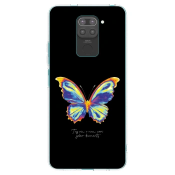 Picasee silikonový černý obal pro Xiaomi Redmi Note 9 - Diamanty Black