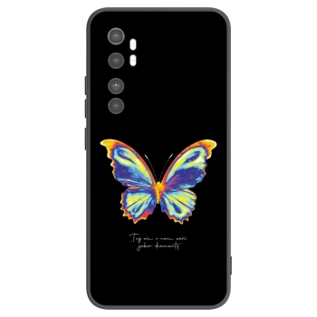 Picasee silikonový černý obal pro Xiaomi Mi Note 10 Lite - Diamanty Black