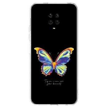 Picasee silikonový průhledný obal pro Xiaomi Redmi Note 9S - Diamanty Black