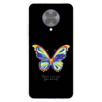 Picasee silikonový průhledný obal pro Xiaomi Poco F2 Pro - Diamanty Black