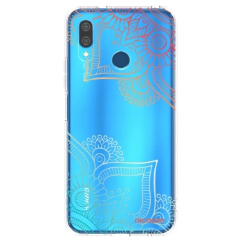 Picasee silikonový průhledný obal pro Huawei P20 Lite - Květinový vzor
