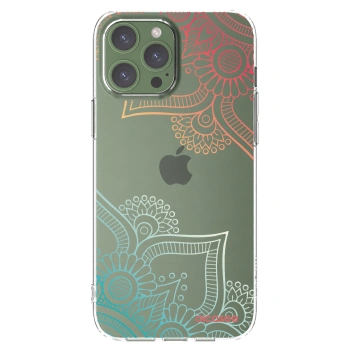 Picasee silikonový průhledný obal pro Apple iPhone 13 Pro Max - Květinový vzor