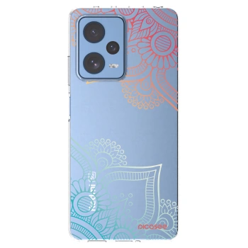 Picasee silikonový průhledný obal pro Xiaomi Redmi Note 12 Pro 5G - Květinový vzor