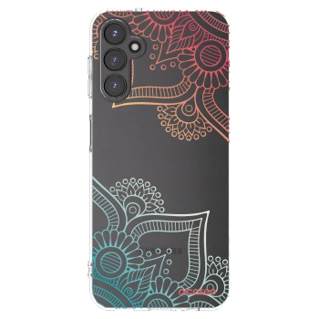 Picasee silikonový průhledný obal pro Samsung Galaxy A14 5G A146P - Květinový vzor