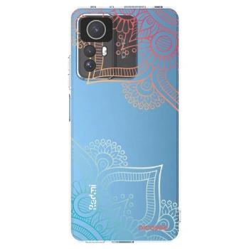 Picasee silikonový průhledný obal pro Xiaomi Redmi Note 12S - Květinový vzor