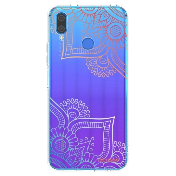 Picasee silikonový průhledný obal pro Huawei Nova 3 - Květinový vzor