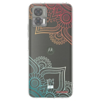Picasee silikonový průhledný obal pro Motorola Edge 30 Neo - Květinový vzor