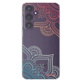 Picasee silikonový průhledný obal pro Samsung Galaxy S24+ S926B 5G - Květinový vzor