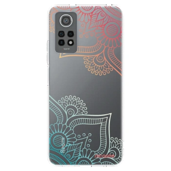 Picasee silikonový průhledný obal pro Xiaomi Redmi Note 12 Pro 4G - Květinový vzor