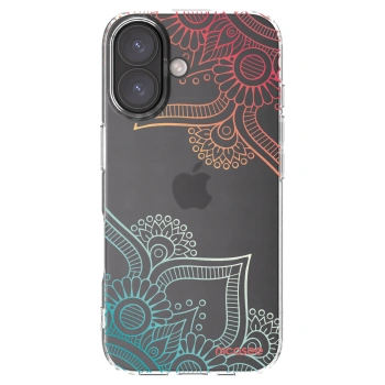 Picasee silikonový průhledný obal pro Apple iPhone 16 - Květinový vzor