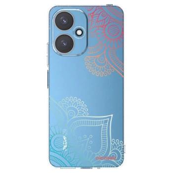 Picasee silikonový průhledný obal pro Xiaomi Redmi 13C 5G - Květinový vzor