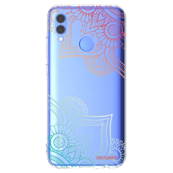 Picasee silikonový průhledný obal pro Honor 10 Lite - Květinový vzor