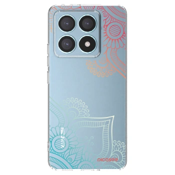 Picasee silikonový průhledný obal pro Xiaomi 14T Pro - Květinový vzor