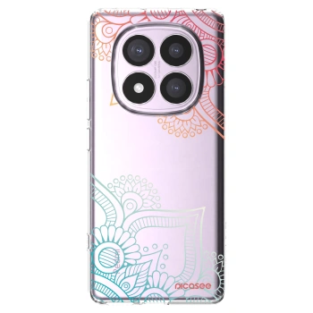 Picasee silikonový průhledný obal pro Xiaomi Redmi Note 14 Pro 5G - Květinový vzor