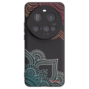 Picasee silikonový černý obal pro Xiaomi 15 Ultra - Květinový vzor