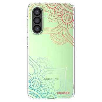Picasee silikonový průhledný obal pro Samsung Galaxy A26 5G A266B - Květinový vzor