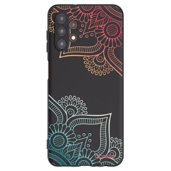 Picasee silikonový černý obal pro Samsung Galaxy A13 5G - Květinový vzor