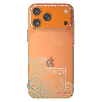 Picasee silikonový průhledný obal pro Apple iPhone 17 Pro Max - Květinový vzor