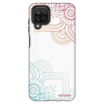Obal pro Samsung Galaxy A12 A125F - Květinový vzor