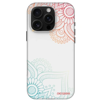 Picasee Fashion Case MagSafe Apple iPhone 16 Pro - Květinový vzor