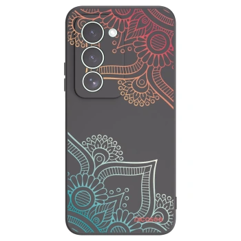 Picasee silikonový černý obal pro Xiaomi Redmi 15 5G - Květinový vzor