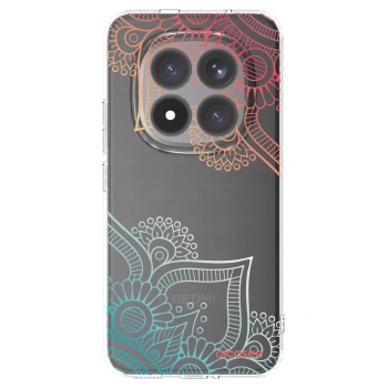 Picasee silikonový průhledný obal pro Xiaomi Redmi Note 15 Pro+ - Květinový vzor