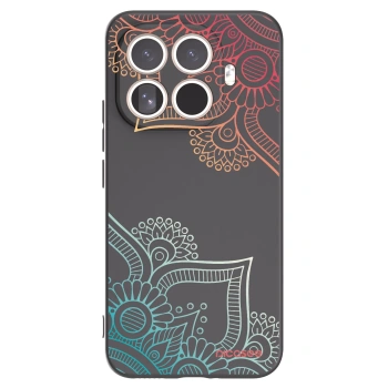 Picasee silikonový černý obal pro Xiaomi 15T Pro - Květinový vzor