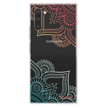 Picasee silikonový průhledný obal pro Samsung Galaxy Note 10 N970F - Květinový vzor