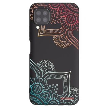 Picasee silikonový černý obal pro Huawei P40 Lite - Květinový vzor
